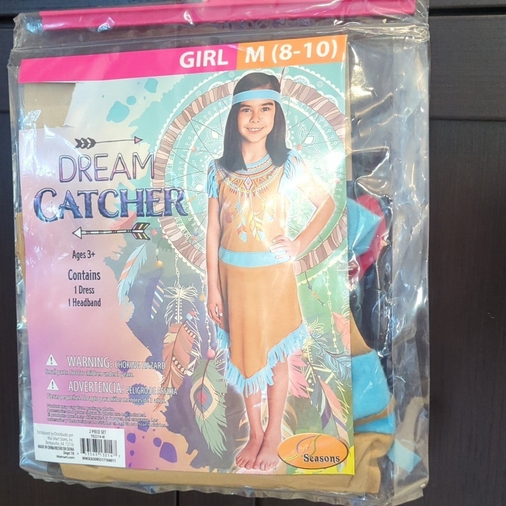 Dream Catcher Costume for Girls - Size M 8-10 NWT
